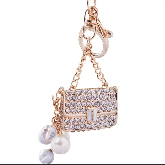 Purse 👛 Bling Bag Charm - Picture 1 of 4